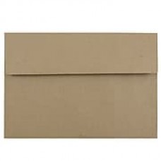 JAM Paper® A8 Invitation Envelopes, 5.5 x 8.125, Brown Kraft Paper Bag Recycled, 1000/carton (LEKR750B)