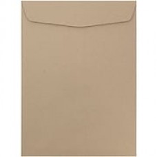 JAM Paper® 10 x 13 Open End Catalog Envelopes, Brown Kraft Paper Bag Recycled, 100/pack (6315603)