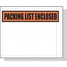 Packing List Envelopes, Clear, 4.5 x 5.5", 1000/Case