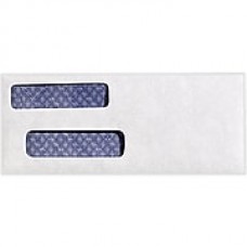 LUX Check Double Window Envelopes 250/Pack, 24lb. Bright White (57633-250)