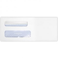 LUX #8 5/8 Double Window Envelope (3 5/8 x 8 5/8) 250/Pack, White Wove w/ Redi-Seal (24539-250)