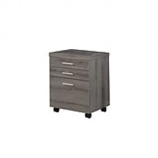 Monarch Specialties Inc. 3 Drawer Flat File, Gray,Letter, 19''W (I7049)