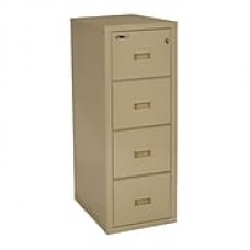 FireKing 4 Drawer Vertical File Cabinet, Letter (41831CPAD)