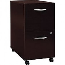 Bush Business Furniture Series C 2 Drawer Mobile File Cabinet, Mocha Cherry (XXX WC12952SU)