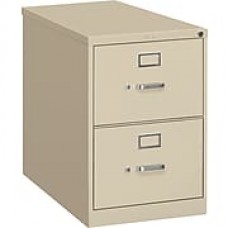 HON® S380 Series 2 Drawer Vertical File Cabinet, Putty, Legal, 26"D (HS382CPL)