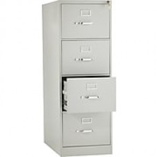 HON 310 Series 4 Drawer Vertical File Cabinet, Legal, Light Gray 26-1/2"D (H314CPQ) NEXT2018 NEXT2Day