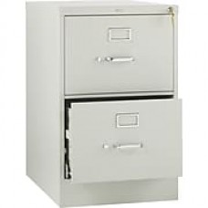 HON 510 Series 2 Drawer Vertical File Cabinet, Legal, Light Gray, 25"D (H512CPQ)