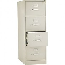 HON 310 Series 4 Drawer Vertical File Cabinet, Legal, Putty, 26-1/2"D (H314CPL) NEXT2018 NEXT2Day