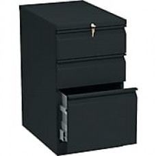 HON Brigade Mobile Pedestal, 2 Box/1 File Drawer, Radius Pull, 15"W, Black Finish NEXT2018 NEXT2Day