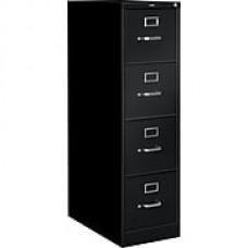 HON® S380 Series 4 Drawer Vertical File Cabinet, Black, Letter, 26"D (HS384PP)