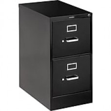 HON 510 Series 2 Drawer Vertical File Cabinet, Legal, Black, 25"D (H512CPP)