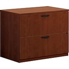 basyx by HON® BL Series 2 Drawer Lateral File Cabinet, Medium Cherry, 35.5"W (HBL2171A1A1)