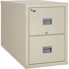 FireKing Patriot Vertical File Cabinet, Legal, 2-Drawer, Parchment, 31 9/16"D, Truck to Loading Dock