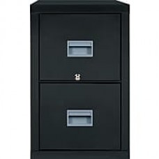 FireKing Patriot Vertical File Cabinet, Legal, 2-Drawer, Black, 31 9/16"D, Truck to Loading Dock