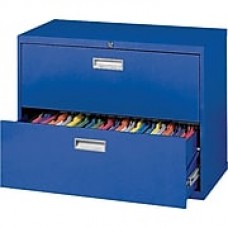 Sandusky 2-Drawer Lateral File Cabinet, Blue, 36", (LF6A362-06)