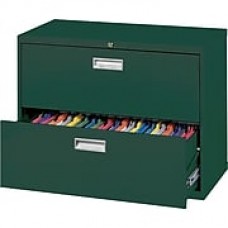 Sandusky 2-Drawer Lateral File Cabinet, Forest Green, 36", (LF6A362-08)