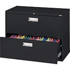 Sandusky 2-Drawer Lateral File Cabinet, Black, 36", (LF6A362-09)