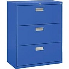 Sandusky 3-Drawer Lateral File Cabinet, Blue, 36", (LF6A363-06)