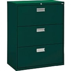 Sandusky 3-Drawer Lateral File Cabinet, Forest Green, 36", (LF6A363-08)