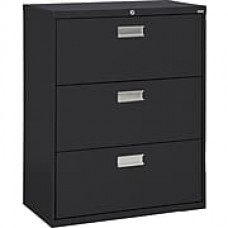 Sandusky 3-Drawer Lateral File Cabinet, Black, 36", (LF6A363-09)