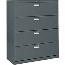 Sandusky 4-Drawer Lateral File Cabinet, Charcoal, 36", (LF6A364-02)