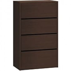 HON 10500 Series 4 Drawer Lateral File Cabinet, Mocha Finish, 36"W (HON10516MOMO) NEXT2018 NEXTExpress