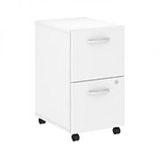 Bush Business Furniture Studio C 2 Drawer Mobile File Cabinet, White (SCF116WHSU)