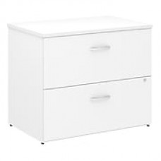 Bush Business Furniture Studio C Lateral File Cabinet, White (SCF136WHSU)