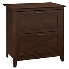 Bush Furniture Key West 2 Drawer Lateral File Cabinet, Bing Cherry, Letter/Legal (KWF130BC-03)