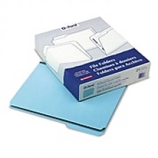 Pendaflex® Letter 1/3 Cut Recycled File Folder w/1" Expansion, Blue, 25/Pack