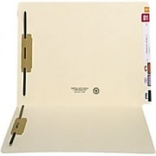 Medical Arts Press® Extended End-Tab Folders with Two Fasteners, Tab Position 1and3, 11 Pt.