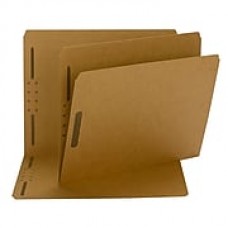 Smead® Fastener File Folder, 2 Fasteners, Reinforced Straight-Cut Tab, Letter Size, Kraft, 50/Box (14813)