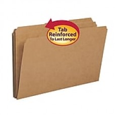 Smead File Folder, Reinforced 1/3-Cut Tab, Legal Size, Kraft, 100/Box (15734)