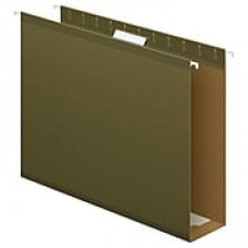 Pendaflex® Extra Capacity Reinforced Hanging Folders, 3", 5 Tab, Letter Size, Standard Green, 25/box (4152X3)