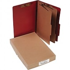 ACCO Pressboard Legal Size Classification Folder, 6 Parts,  10/Box (16036)