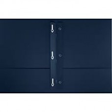 LUX 9" x 12" Presentation Folders w/ Brads 250/Pack, Dark Blue Linen (SF101546TANG250)