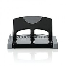 Swingline® SmartTouch™ Low Force 3-Hole Punch, 45 Sheet Capacity, Black/Gray (A7074136)