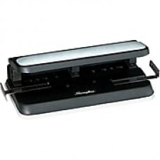 Swingline® Easy Touch® Heavy Duty 2-7 Hole Punch, Adjustable Centers, 32 Sheet Capacity, Black/Gray (A7074300)