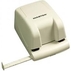 Master® EP210 Electric 2-Hole Punch, 12 Sheet Capacity/20 lbs., Beige