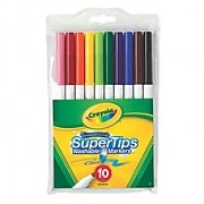 Crayola Super Tip Fineline Marker Set Set Of 10 [Pack Of 12] (12PK-58-8610)