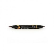 Prismacolor Premier Double-Ended Brush Tip Markers Burnt Ochre 093 [Pack Of 6] (6PK-1773158)