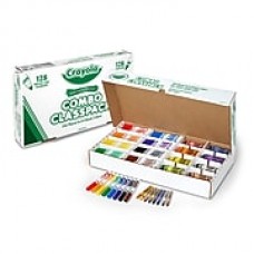 Crayola Crayon Markers Combo Classpk, 256ct, Assorted (BIN523349)