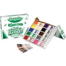 Crayola® Classpack® Washable Markers Assorted Colors, Fine Line Tip 200/Box