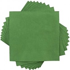 JAM Paper® Square Lunch Napkins, Medium, 6.5x6.5, Green, 600/box (255628201b)