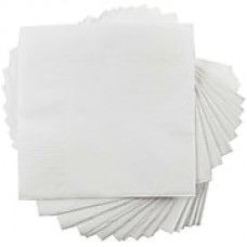 JAM Paper® Square Lunch Napkins, Medium, 6.5x6.5, White, 600/box (6255620732b)