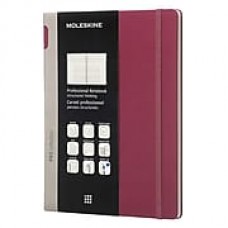 Moleskine Pro Collection Professional Notebook, Extra Large, Plum Purple, Hard Cover, 7-1/2" x 10" (891379)