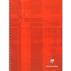 Clairefontaine Wirebound Multiple Subject Graph Paper Notebooks 60 Sheets w/12 Tabs 6 3/4 In. X 8 5/8 In. [Pack Of 2] (2PK-8959)