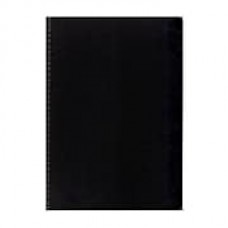 Clairefontaine Classic Wirebound Notebooks 8 1/4 In. X 11 3/4 In. Ruled With Margin, Black Cover 50 Sheets 5/Pack (5PK-781451)