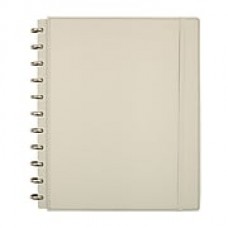 Office by Martha Stewart Discbound™ Customizable Notebook, Letter Size, Gray (44462)