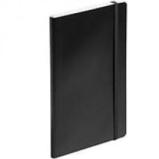 Poppin Black Medium Softcover Notebooks, Set of 25